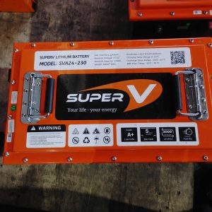 Pin Lithium Superv cho xe nâng người 25.6V (SVA24-230)